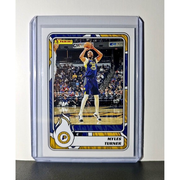 Myles Turner 2024-25 Panini NBA #32 Sticker Card Indiana Pacers - Picture 1 of 2
